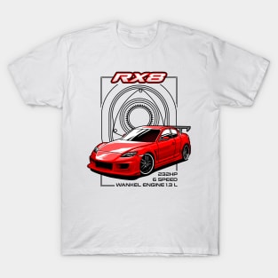 MAZDA RX 8 RED T-Shirt